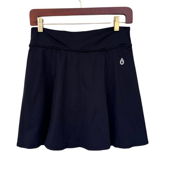 DonaJo Black Athletic Skort Pickleball Tennis Running Golf Pocket Shorts 2 - Picture 3 of 9
